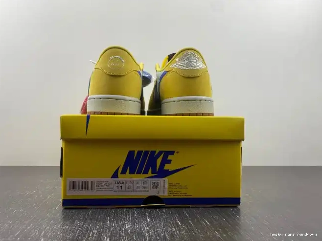 Cheap Husky OG Low Travis Canary 1 DZ4137-700 Air Jordan x Scott 0429